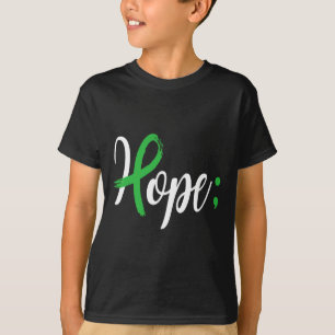 Hoop Semicolon Mental Health Awareness Maand Suppo T-shirt