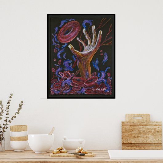Hoop - Sickle Cell Art Print (Keuken)