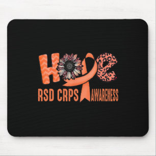 Hoop Sinaasappel Lint Luipaard Zonnebloem RSD CRPS Muismat