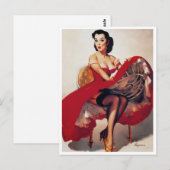 Hoop Skirt omhoog Briefkaart (Voorkant / Achterkant)