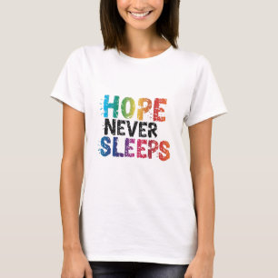 Hoop Slaapt Nooit T-shirt