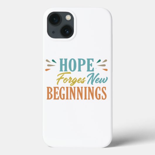 Hoop smeedt een nieuw begin Case-Mate iPhone case (Achterkant)