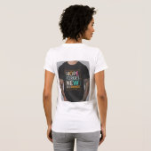 Hoop smeedt een nieuw begin t-shirt (Achterkant volledig)