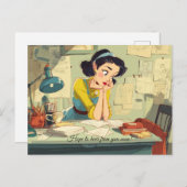 Hoop snel van je te horen! Briefkaart (Voorkant / Achterkant)