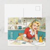 Hoop snel van je te horen! Briefkaart (Voorkant / Achterkant)