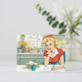 Hoop snel van je te horen! Briefkaart (Staand voorkant)