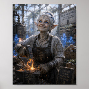 Hoop / Staalproducent / Voedsel Magazijn Poster