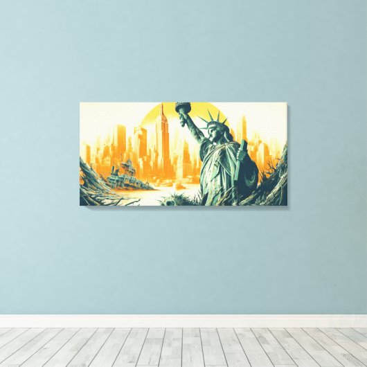 HOOP STAAT 2 CANVAS AFDRUK (Insitu (Houten vloer))