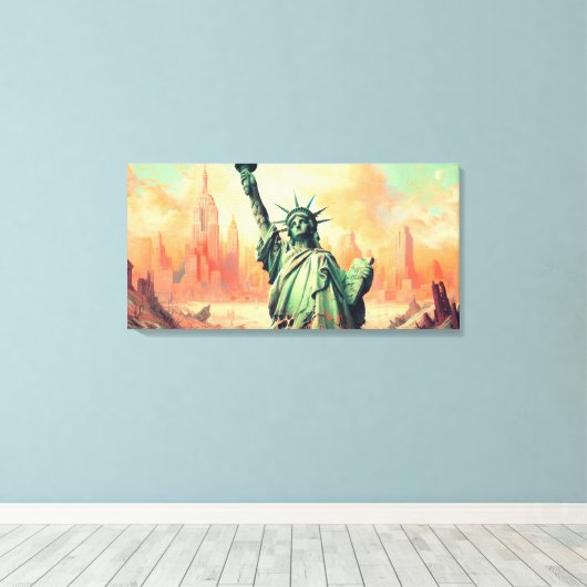 HOOP STAAT 7 CANVAS AFDRUK (Insitu (Houten vloer))