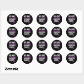Hoop sterker dan alvleesklierkanker bewust ronde sticker (Vel)