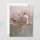 Hoop stijgt waar Faith Soars Briefkaart (Voorkant / Achterkant)