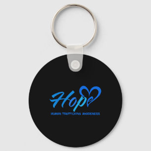 Hoop Stop Mensenhandel Bewustzijn Anti-Modern Sleutelhanger