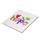 Hoop Tegeltje (Zijkant)