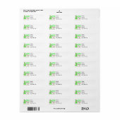 Hoop telt 3 Spierdystrofie Etiket (Full Sheet)