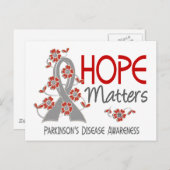 Hoop telt 3 ziekte van Parkinson Briefkaart (Voorkant / Achterkant)