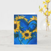 Hoop temidden van Oekraïens conflictconflict Wensk Kaart (Gele Bloem)