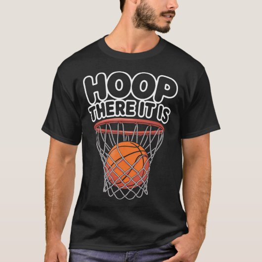 Hoop There It Is Basketbal T-shirt (Voorkant)