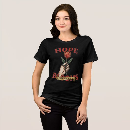 HOOP!!! Tri-Blend SHIRT (Voorkant volledig)