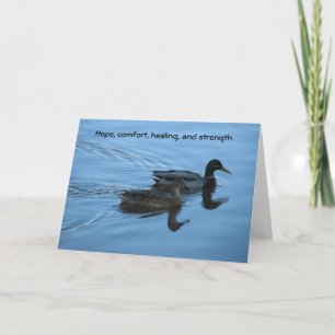 Hoop, troost, genezing en kracht kaart