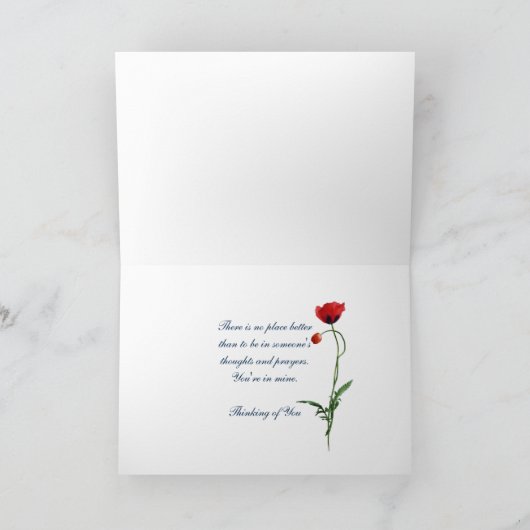 Hoop tulpen in blauw jekzak kaart (Binnen)