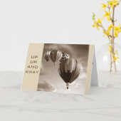 HOOP U *SOAR* OP UW GROTE LUCHTBALLOENEN KAART (Gele Bloem)