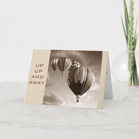 HOOP U *SOAR* OP UW GROTE LUCHTBALLOENEN KAART (Voorkant)