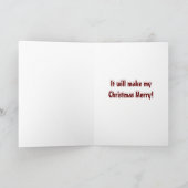 **HOOP U TE ZIEN OP CHRISTMAS** KAART (Binnen)