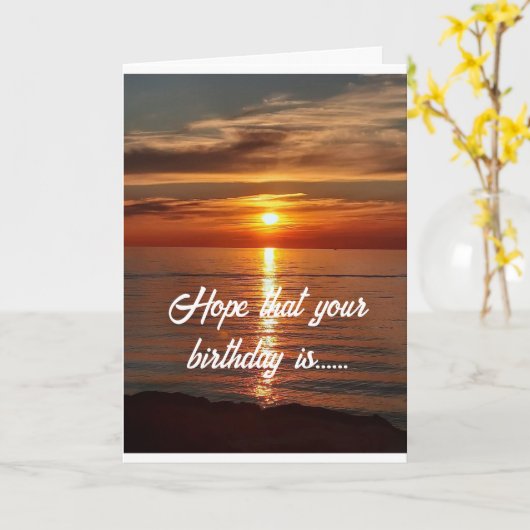 HOOP UW BIRTHDAY ZO BEELD IS ALS DEZE PIC KAART (Gele Bloem)