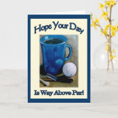 Hoop Uw Dag Manier boven Pari, Golf, Papa is Kaart (Gele Bloem)