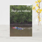 HOOP ** UW VERJAARDAG ** IS SOEPEL EN PLEZIERIG KAART (Gele Bloem)