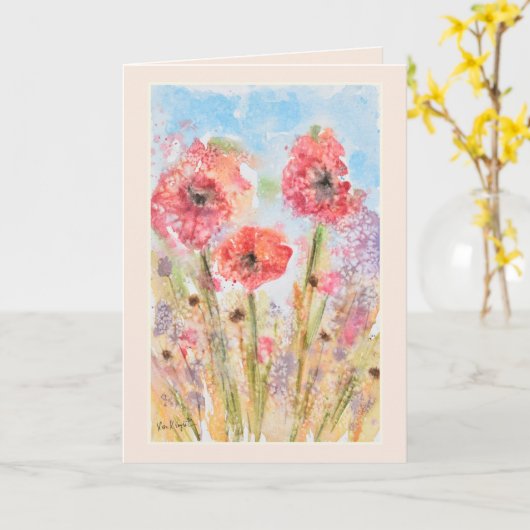 Hoop Vaardegheid Herstel Kaart voor Kankerpatiënte (Gele Bloem)