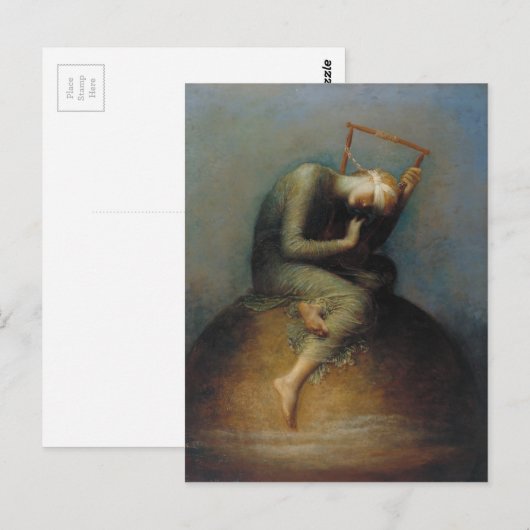Hoop van George Frederick Watts Briefkaart (Voorkant / Achterkant)