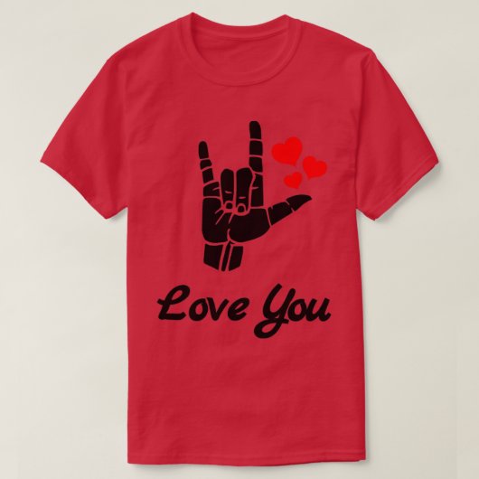 HOOP VAN HET ASL Sign Language Design T-shirt (Design voorkant)