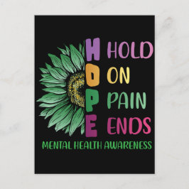 HOOP vasthouden aan pijn maakt geestelijke gezondh Briefkaart