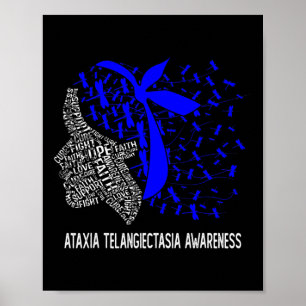 Hoop Vecht Ataxie Telangiëctasie Bewustzijn Poster