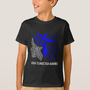 Hoop Vecht Ataxie Telangiëctasie Bewustzijn T-shirt