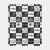 Hoop Vecht Hersenkanker Deken Hersenkanker (Voorkant)