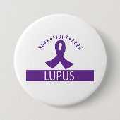 Hoop vecht Lupus Bewustheid Ronde Button 7,6 Cm (Voorkant)