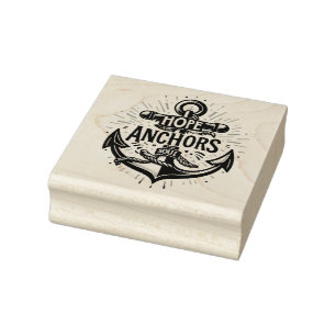 Hoop verankert de Soul Nautica Anchor Rubberstempel
