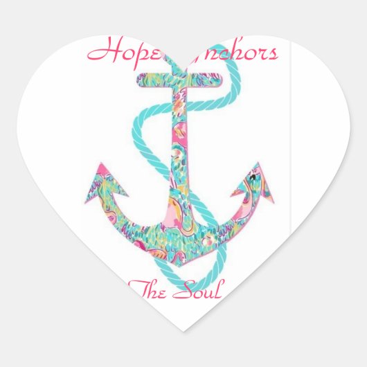 Hoop verankert de ziel sticker (Voorkant)