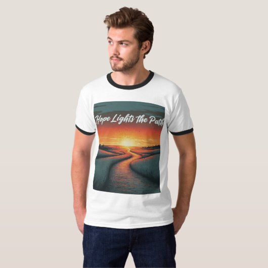 Hoop verlicht het pad t-shirt (Voorkant volledig)