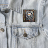 Hoop Vierkante Button 5,1 Cm (In situ)