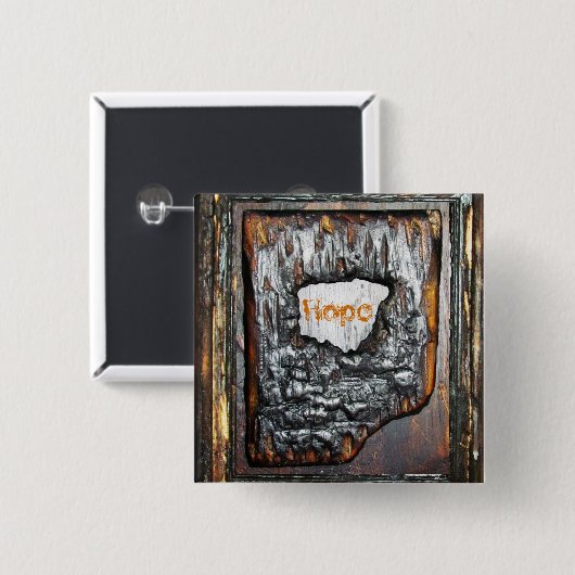 Hoop Vierkante Button 5,1 Cm (Voorkant /achterkant)