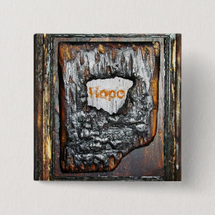 Hoop Vierkante Button 5,1 Cm