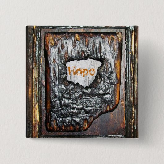 Hoop Vierkante Button 5,1 Cm (Voorkant)