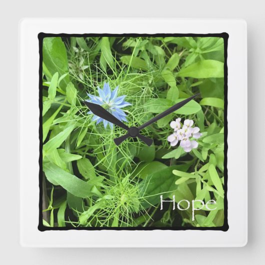 Hoop Vierkante Klok (Voorkant)