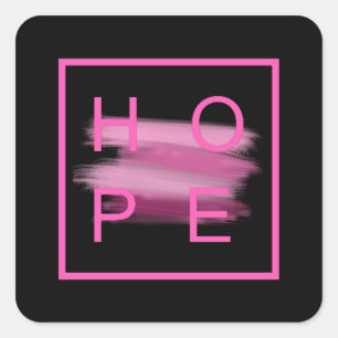 HOOP VIERKANTE STICKER