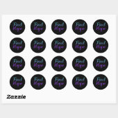 Hoop Vinden Preventie Ontwerp Ronde Sticker (Vel)
