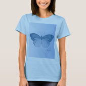 Hoop Vlinder Blauw T-shirt (Voorkant)