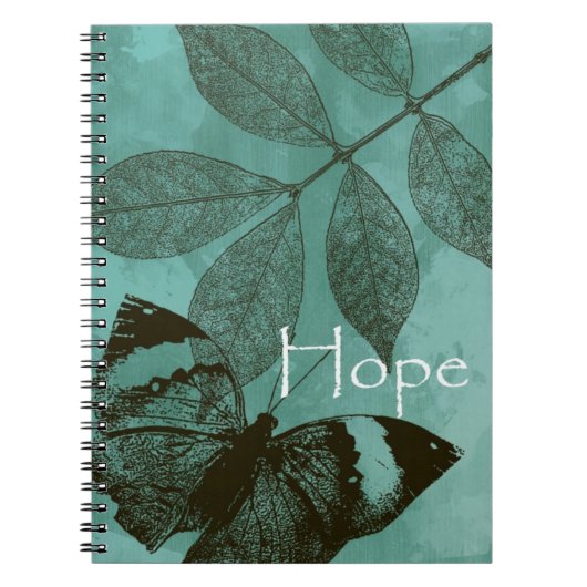 Hoop Vlinder Notitieboek (Voorkant)